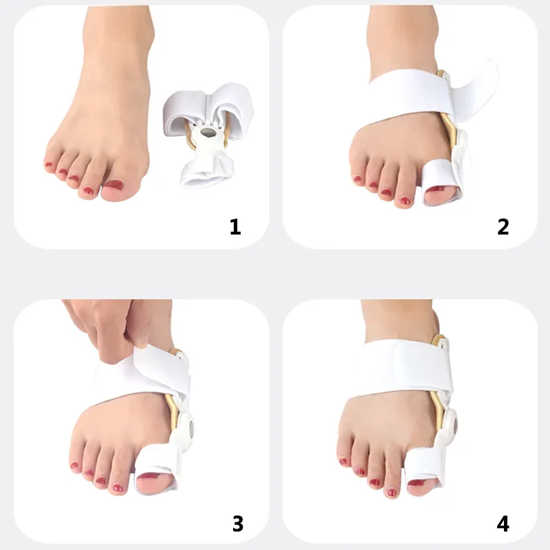 1PC/2pcs Big Bone Toe Bunion Splint Straightener Corrector Foot Pain Relief Hallux Valgus Feet Care Protector Foot Care Tools 1PC/2pcs Big Bone Toe Bunion Splint Straightener Corrector Foot Pain Relief Hallux Valgus Feet Care Protector Foot Care Tools