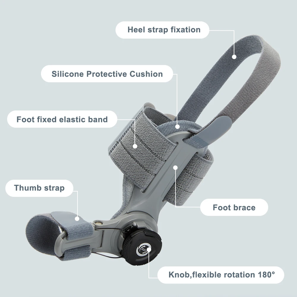 Bunion Corrector Adjustable Hallux Valgus Big Toe Corrector Rotatable Toe Corrector Straightener Adjustable Toe Correction
