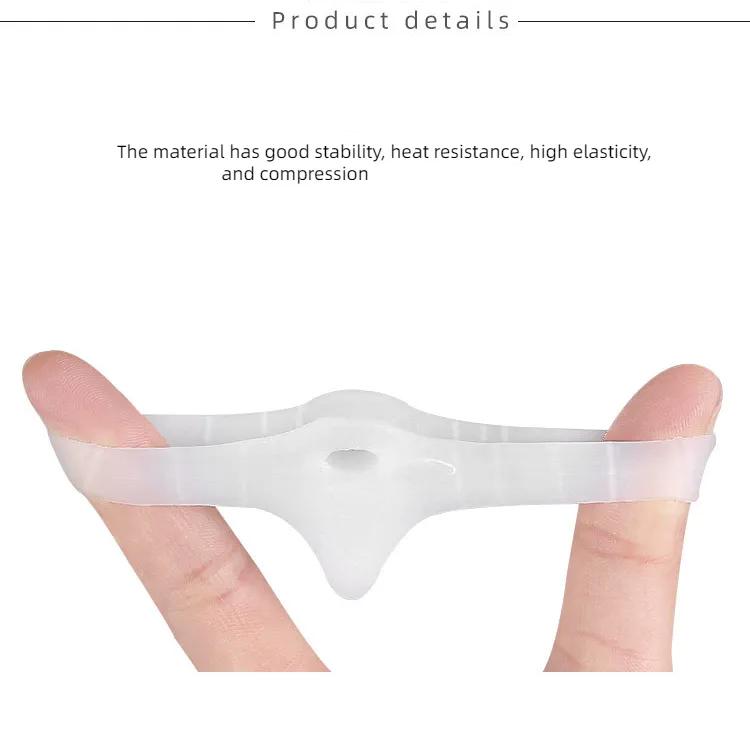 2pcs=1pair Silicone Toe Spreader Separator Bunion Hallux Valgus Corrector Thumb Finger Correction Straightener Foot Care Tool