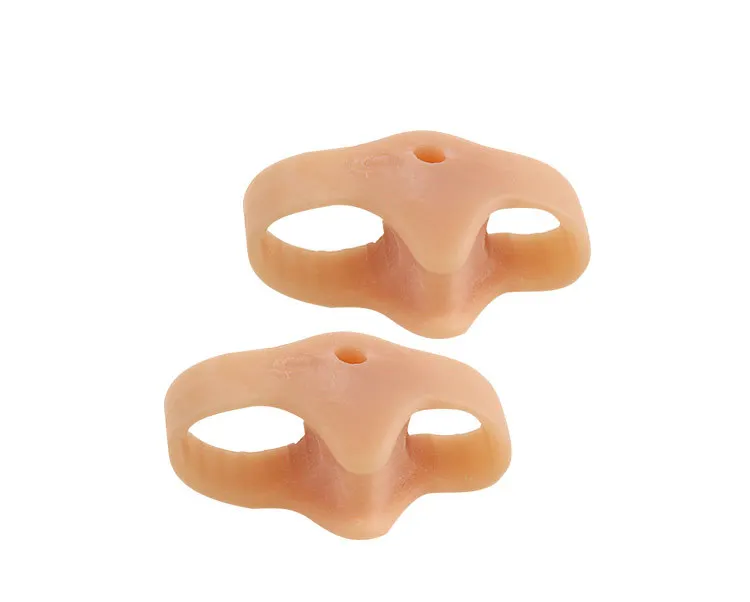2pcs=1pair Silicone Toe Spreader Separator Bunion Hallux Valgus Corrector Thumb Finger Correction Straightener Foot Care Tool