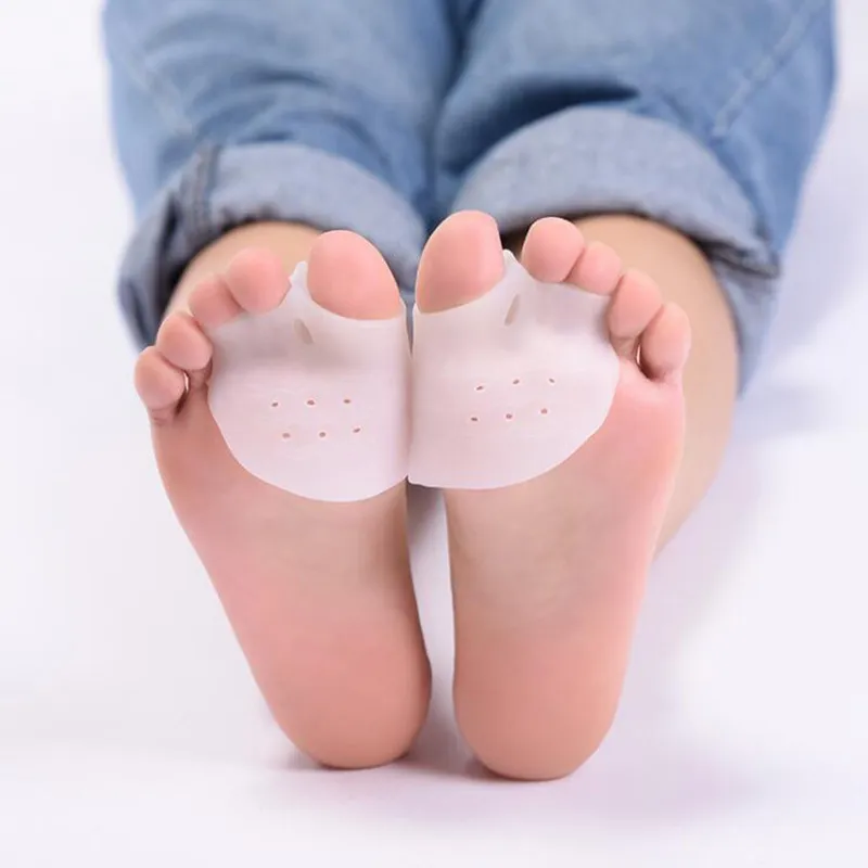 2Pcs Gel Foot Care Tool Bunion Corrector Bone Big Toe Protector Hallux Valgus Straightener Toe Spreader Pedicure Corrector
