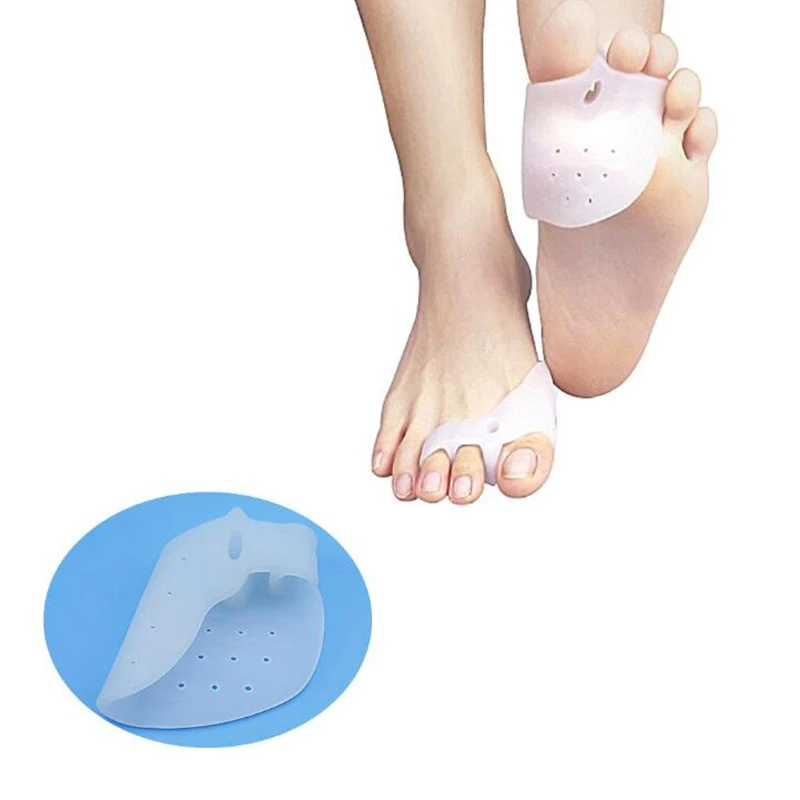2Pcs Gel Foot Care Tool Bunion Corrector Bone Big Toe Protector Hallux Valgus Straightener Toe Spreader Pedicure Corrector