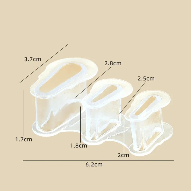 Bunion Corrector Overlap Separators Clip Pad 1Pair Hammer Thumb Foot Care Splitter - Image 6