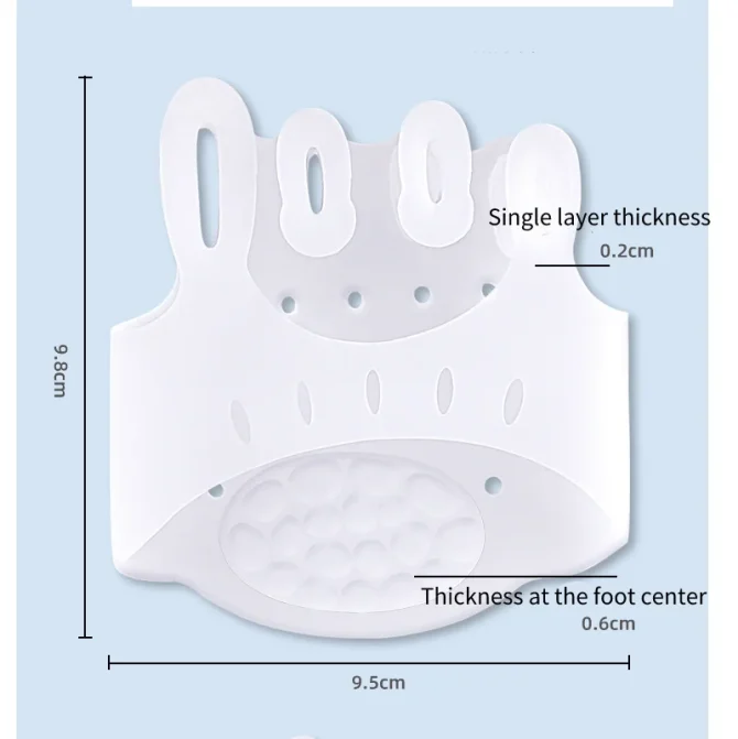 Bunion Corrector Toe Separator Forefoot Pads Braces Bunion Spacers 2Pcs=1Pair - Image 6