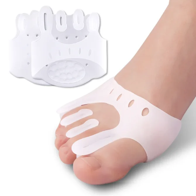 Bunion Corrector Toe Separator Forefoot Pads Braces Bunion Spacers 2Pcs=1Pair - Image 3