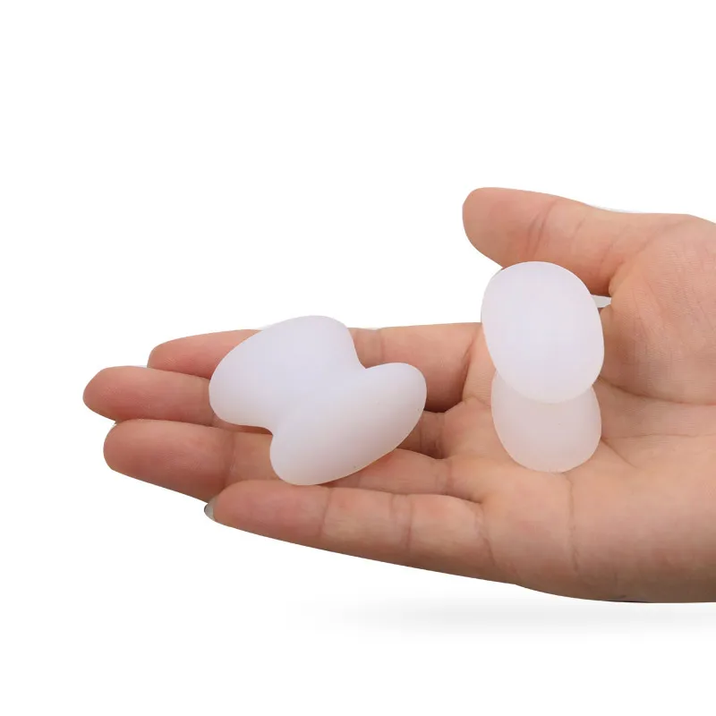 2pcs=1pair Gel Toe Separator Foot Care Spacer Silicone Straightener Finger Valgus Hallux Bunion Protector Orthopedic Corrector