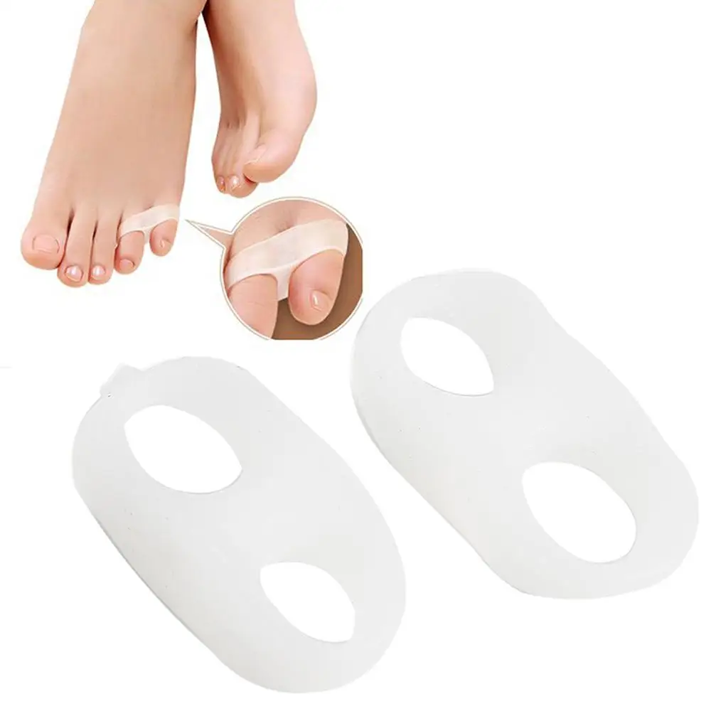 Silicone Toe Gel Correction Hallux Valgus Relief Pain Little Toe Pinkie Thumb Separator Feet Care Guard Bunion Corrector