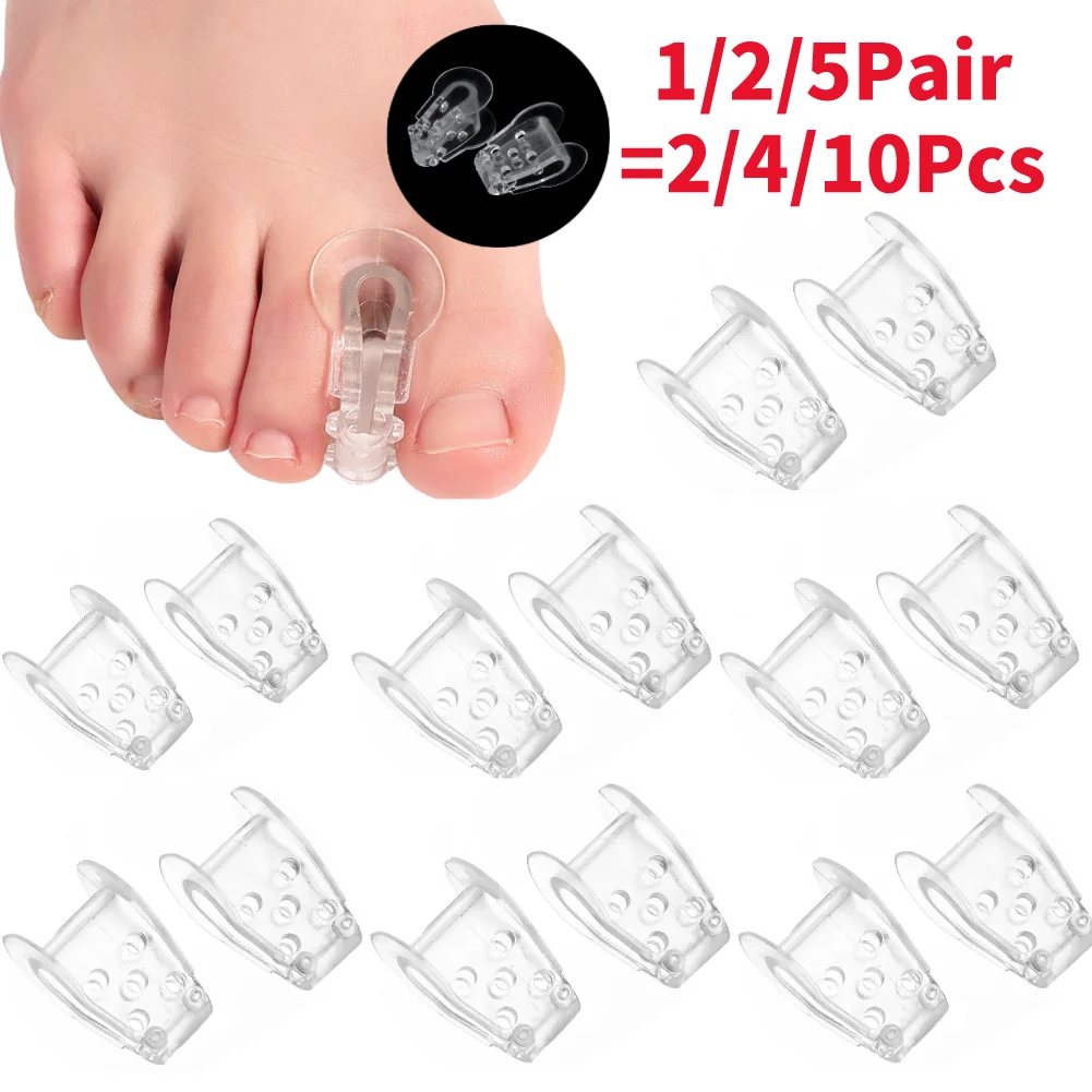 Toe Separator Protector Silicone Bunion Corrector 2-10pcs
