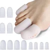 Toe Protectors Sleeve Bunion Pads Cushion Toe Guards Silicone Covers For Protection Of Ingrown Toenails 2PCS