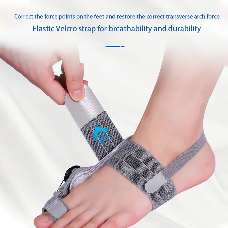 Unisex Bunion Corrector Foot Hallux Valgus Braces Rotatable Toe Separator Straightener Adjustable Pedicure Finger Toe Corrector