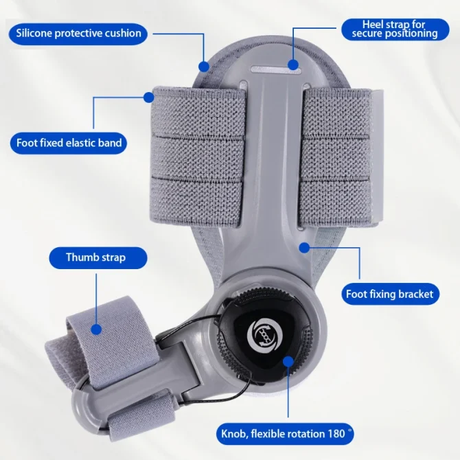 Adjustable Bunion Corrector – Big Toe Alignment Brace With Rotating Separator (Fits Left or Right Foot) - Image 5