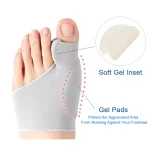 Toe Corrector Sock With Gel Cushions – Bunion & Big Toe Pain Relief (1 Pair)