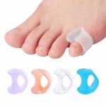2PCS Silicone Pinky Toe Separator & Bunionette Cushion – Soft Gel Feet Care Set