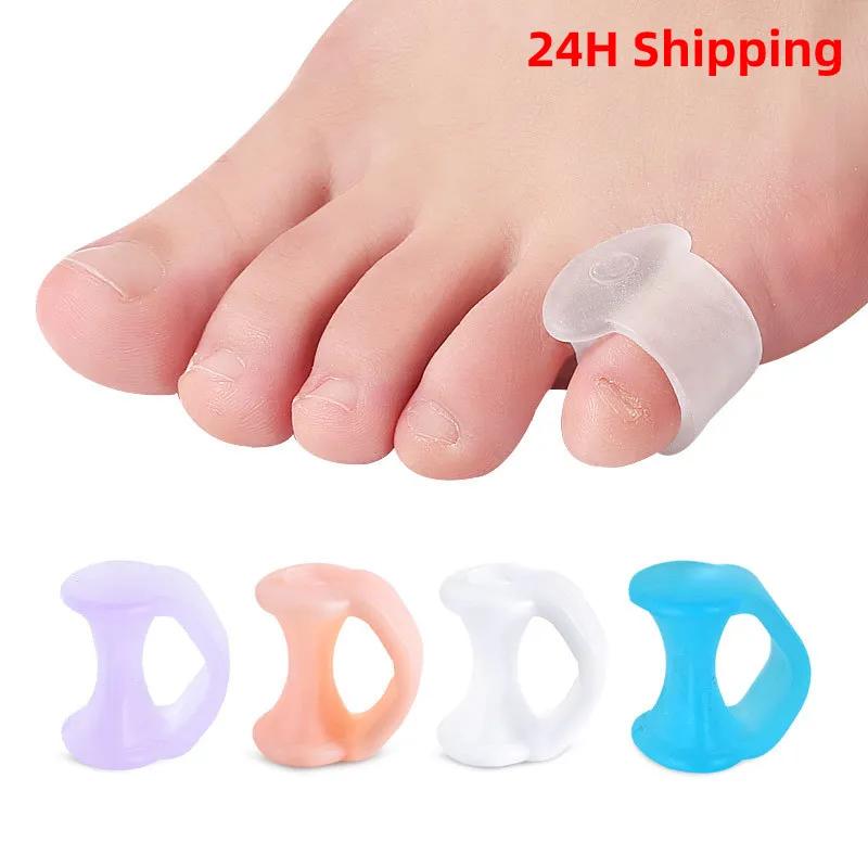 2PCS Silicone Pinky Toe Separator &amp; Bunionette Cushion – Soft Gel Feet Care Set