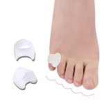 2PCS Silicone Pinky Toe Separator & Bunionette Cushion – Soft Gel Feet Care Set - Image 4