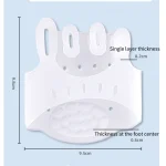 Bunion Corrector Toe Separator Pads – Soft Silicone Foot Sleeves With 5-Toe Spacers (2 PCS = 1 Pair) - Image 6